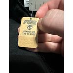 PINK VS Quarter Zip Pullover Cropped Fleece Women's Size Small Black NWT Photo 3