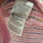 Charter Club Women S Cotton Preppy Party Plaid Midi Baby Shower Pink Blue Dress Photo 7