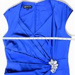 Jones New York Royal Blue Midi Dress with Jewel Detail Sz 12 Photo 3