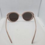 None Light Brown & Gold Sunglasses Photo 5