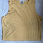 American Vintage Vintage ribbed knit sleeveless yellow top size 48 Photo 0