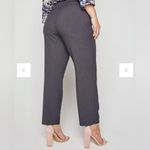Roz & Ali Gray Ankle Cropped Pants Photo 1
