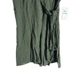 BECCA by Rebecca virtue  Playa Textured Collared Wrap Shirtdress Cover-Up Size L Photo 3