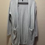 Banana Republic Cardigan Sweater Heather Gray Knit Long Sleeve Open Front Sz M P Photo 1