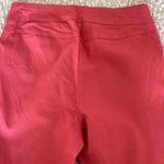 Coldwater Creek Women's Pull On Pants Straight Elastic Waistband Red Size 10 Photo 2