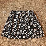 Hollister California Black White Floral Print Ultra High Rise Mini Skirt Photo 5