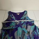 Jonathan Martin Multicolored Abstract Watercolor Print Sleeveless Dress Size 14 Photo 92