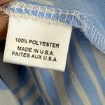 MISA Los Angeles Becca Dress Short Sleeve Blue Beige Zebra Print S READ Photo 7