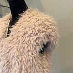 Chelsea and Violet Faux Fur Shaggy Vest in Light Pink medium fit Photo 1