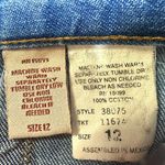 CROSSROADS 90s Vintage Blue Denim Midi Skirt Pockets Slit Women 12 Retro Western Photo 5