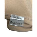 Leo Guy Size M Color Tan Sleeveless evening Top Intricate Silver Rhine Stone Size M Photo 8