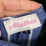 Bohemian cropped loose sleeve flowy smocked waist blouse medium Photo 6