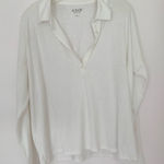 J.Crew  Relaxed Linen Blend Stretch Long Sleeve Photo 0