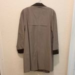 Gallery Vintage Women's Long Tan Jacket Trench Coat Photo 2