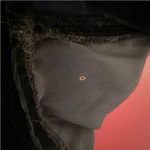 Gunne Sax Vintage 80s Black Velvet Lace Dress Small Goth Witchy Illusion Back Photo 8