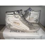 Golden Goose Women's Slide Classic White Gray Sneakers Size 10 Photo 4