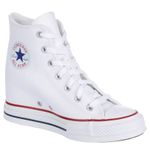 Converse NEW  Chuck Taylor All Star High-Top Wedge Sneaker White Logo 10.5 Photo 4