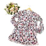 Umgee  Boho Floral High Low Tunic- Small Photo 1