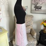 Pink and White Pleated Midi Pencil Skirt with Lace Size undefined Photo 3