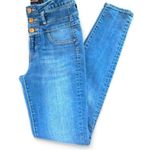 Refuge Hi Waisted 3 Button Skinny Jeans Photo 0