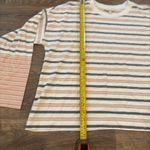 Madewell Easy Crewneck Long Sleeve Tee – Pale Blush – Oversized Fit – XS Photo 5