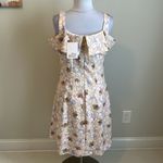 Belle Badgley Mischka  Nori Off Shoulder Floral Scuba Dress Photo 2