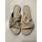 Everlane  The Day Twist Sandals in Warm Khaki 8 New Womens Slides Photo 4