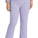 Hill House  The Claire Pant Size XL Lavender Stretch Cotton Career Dressy Photo 0