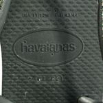 Havaianas Luna Glitter Flip Flops Women’s Size 41/42 Green Sparkle Sandals Photo 7