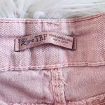 ZARA Dusty Pink Denim Shorts Photo 3