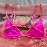 frankie's bikinis hot pink triangle bikini top Photo 1