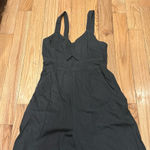 Aerie flare jumpsuit black denim M Photo 0