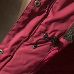 L.L.Bean  Women’s Hooded Wing Jacket Size XL Nylon Long Sleeve Wine Color Photo 6