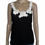Xxi  lace Floral Appliqué Collar Tank Top Photo 0