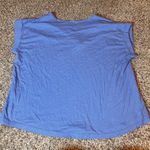 st. john's bay St.‎ John's Bay V-Neck Top Relaxed Fit Casual Blouse Periwinkle Blue 2X Photo 4