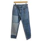 Rails  The Atwater High Waist‎ Relaxed Straight Leg Jeans In Faded Blue Patchwork Photo 1