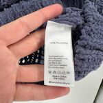 Kendall + Kylie Blue Plush Thick Knit Cropped Sweater Photo 3