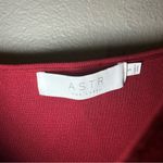 ASTR The Label Darling wine red puff sleeve bodysuit women’s size small Photo 7