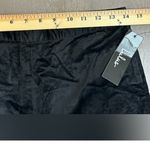 Lulus Pants Sz M Black Velvet Touch Cropped Ankle Pants Witchy Indie Alternative Photo 6
