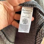 Athleta  Textured Shirt Jacket Black White Herringbone Sz M Photo 4