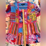 CALESSA S Fiesta Patchwork Print Boho Square Photo 12