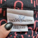 Jaclyn Smith Black and Red Print Shirt Dress Size Medium Photo 4