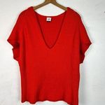 CAbi Oversized Deep V-Neck Sweater size S Photo 0
