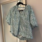 Apiece Apart  Rosa Gathered Floral-Print Cotton-Voile Blouse | XS Photo 2