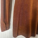 With Jean Andy Dress in Chocolate Long Sleeve Mini Dress Brown Size XS Photo 8