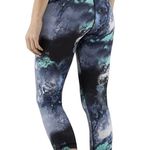 Lululemon Women's Size 6 Blue Galaxy Milky Way Crop Athletic Leggings Photo 1