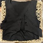 SheIn Curve Tie Front Crop Top Photo 1