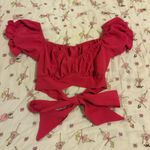Hot pink summer beach top Size XS Photo 2