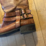 International Concepts Cognac Brown Genuine Leather Tall Riding Boots 8.5 inc Photo 1