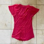 EXPRESS  Hot Pink/Coral Ruffle Blouse Sz Small Top Photo 4